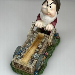 Disney Snow White And The Seven Dwarfs Desk Office Set Grumpy Business Card Hold